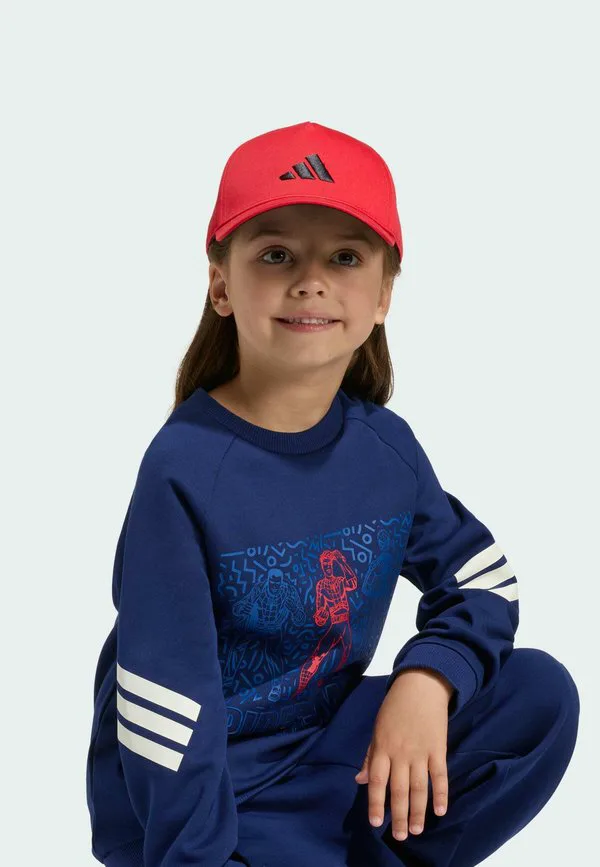 Спортивный костюм marvel человек-паук Adidas Sportswear, Dark Blue Off White — фото 4