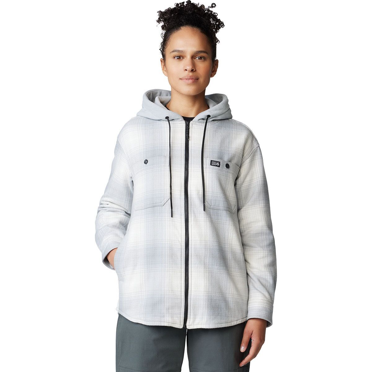 

Плюшевая утепленная шапка-куртка Mountain Hardwear, цвет glacial ombre buffalo check