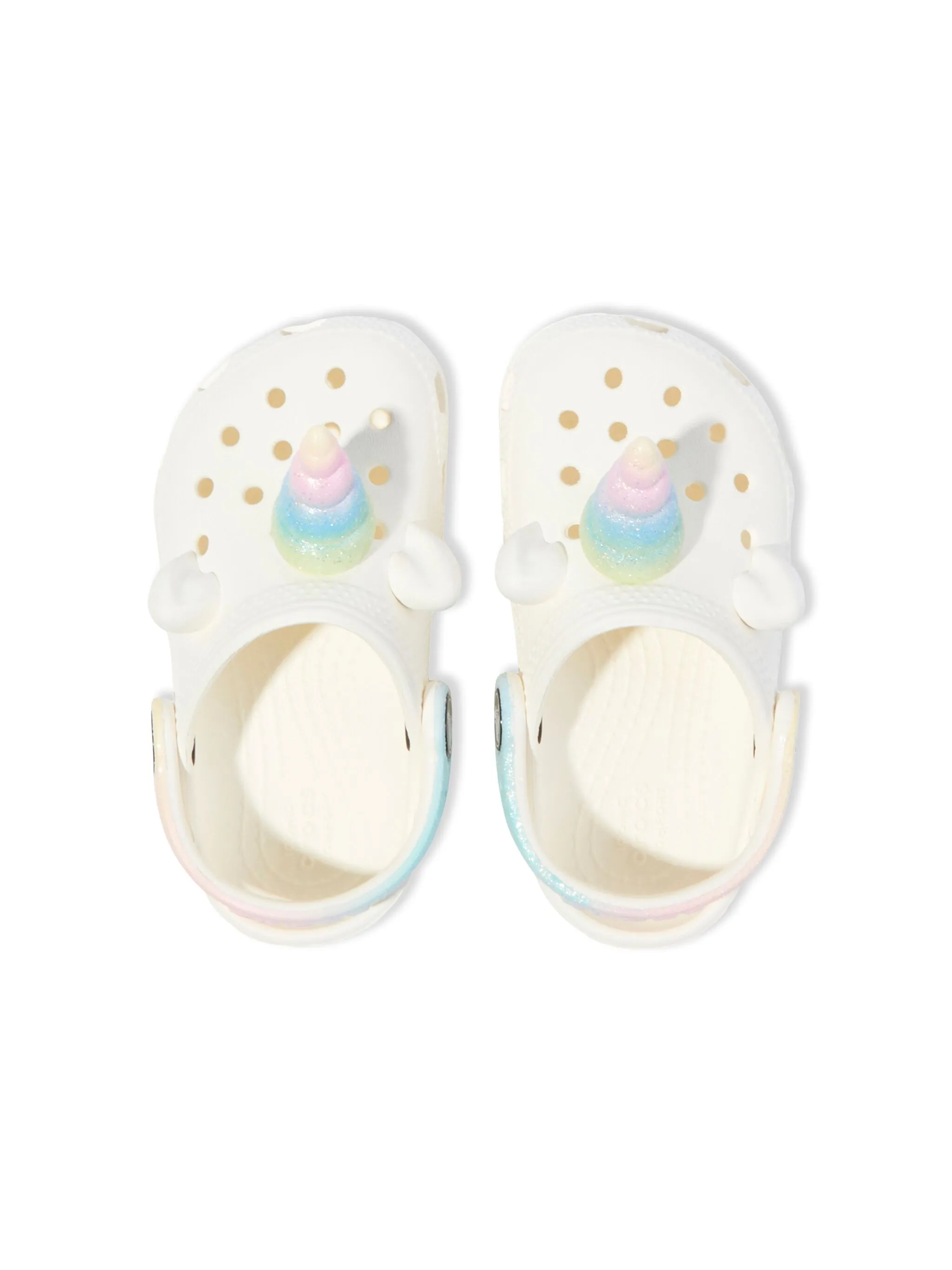 Сандалии с аппликацией Crocs Kids, белый — фото 3