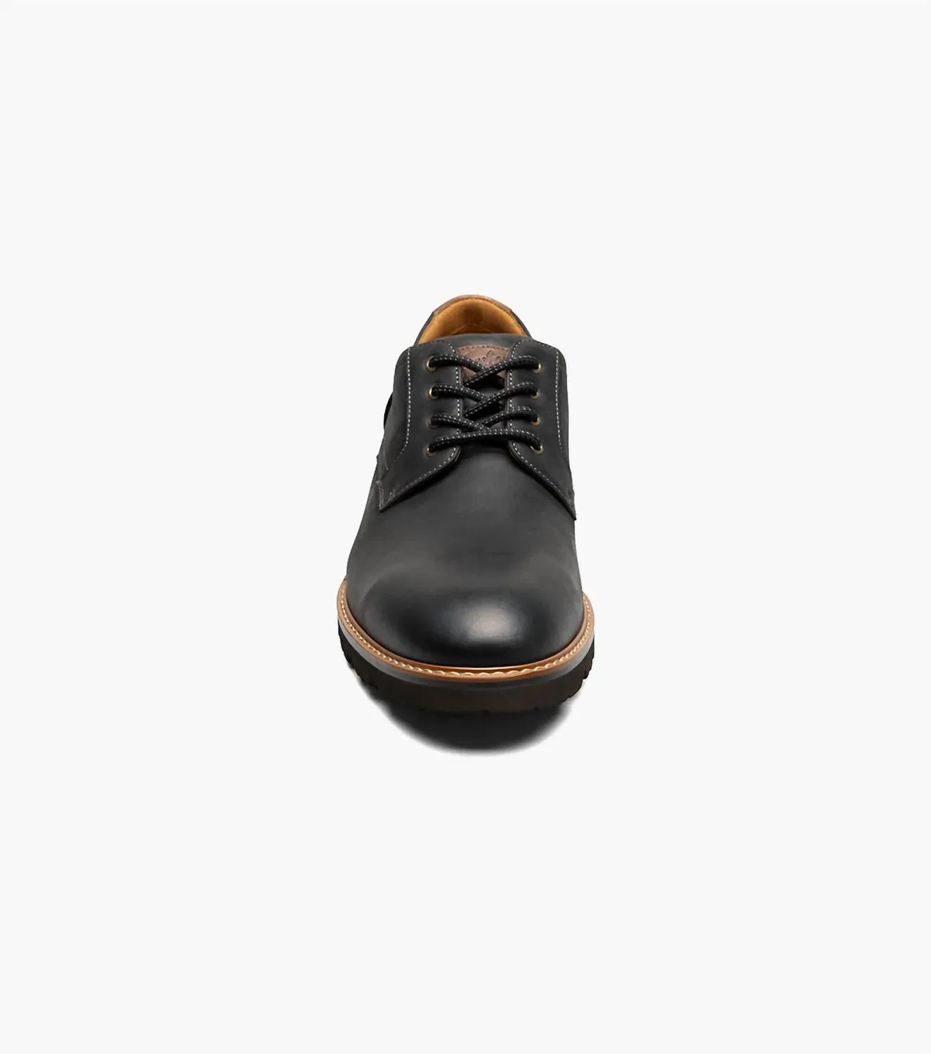 Florsheim Мужские оксфордские туфли Renegade с гладким носком, черные, Crazy Horse — фото 3
