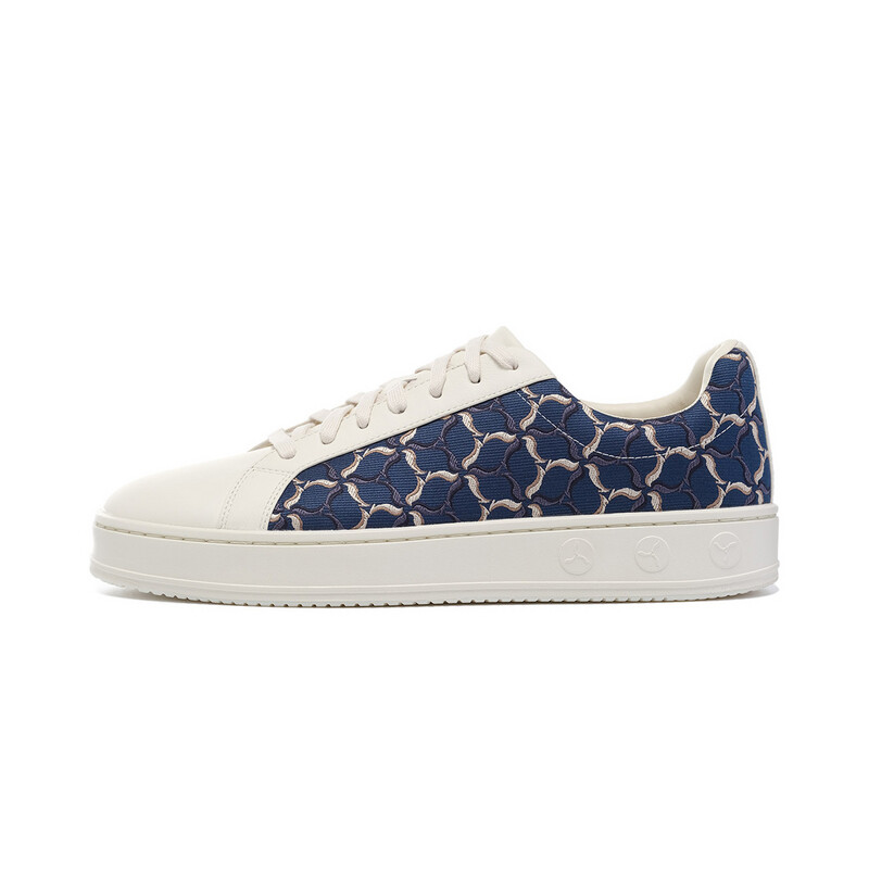 

Кроссовки LI-NING 1990 Classic Collection Skateboarding Shoes Men Low-top Off-white Deep Blue, цвет Off White