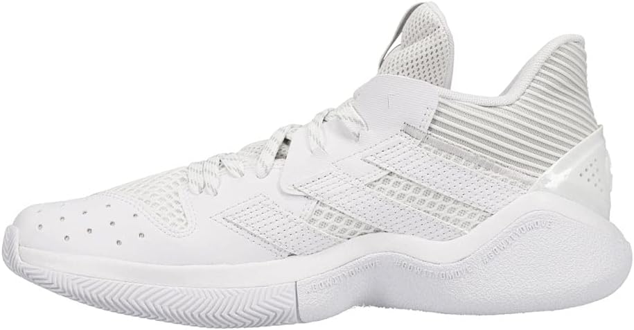 Баскетбольные кроссовки Adidas Harden Stepback черный/коралловый/серый (EF9890), белый/серый — фото 4