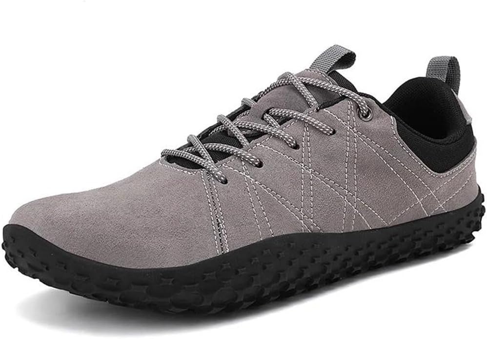 

Широкие кроссовки с водонепроницаемым верхом для повседневной носки, прогулок на улице, спорта и походов, противоскользящие Generic, серый