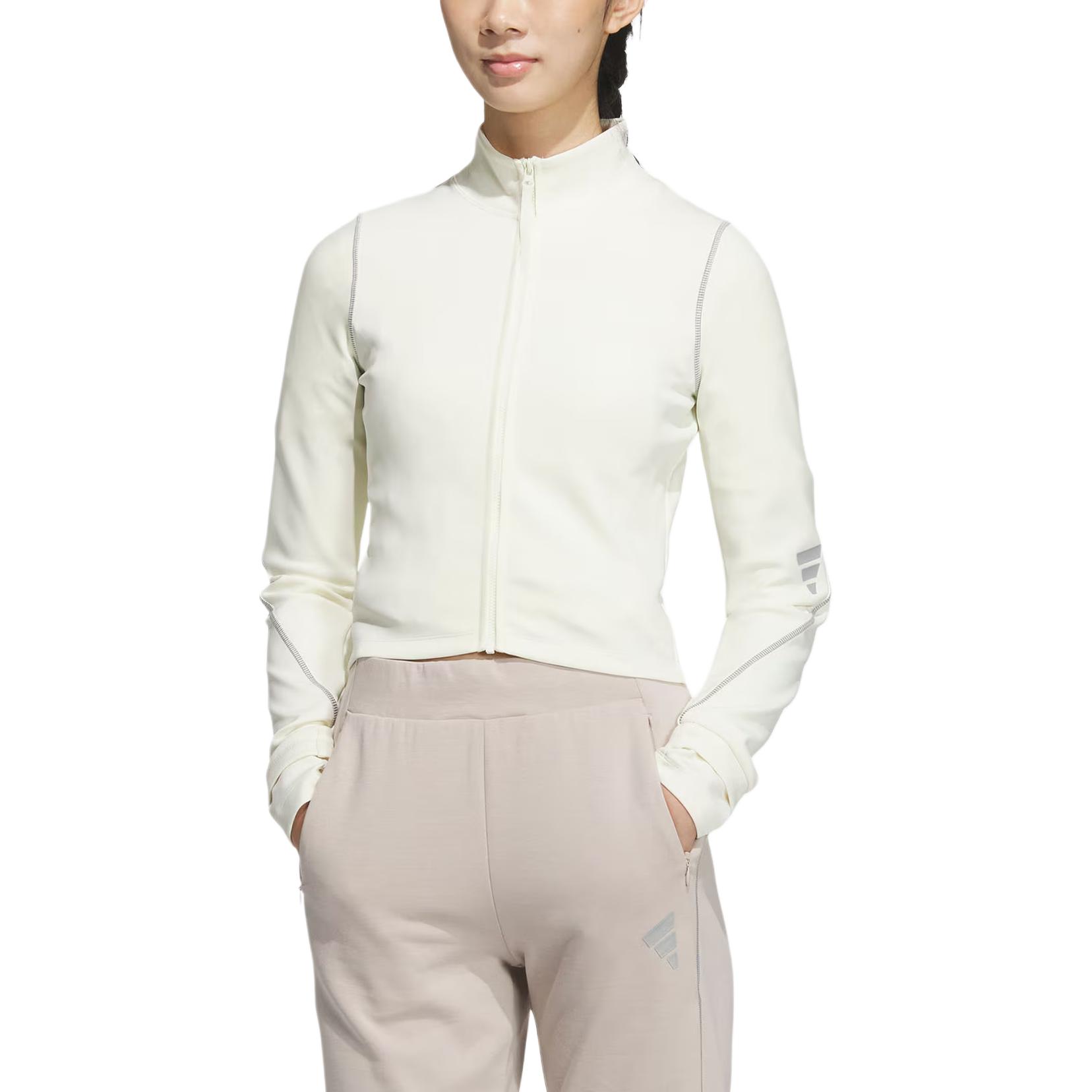 Adidas Толстовка FW24 FUSTL W P SWT2 женская ivory white — фото 3