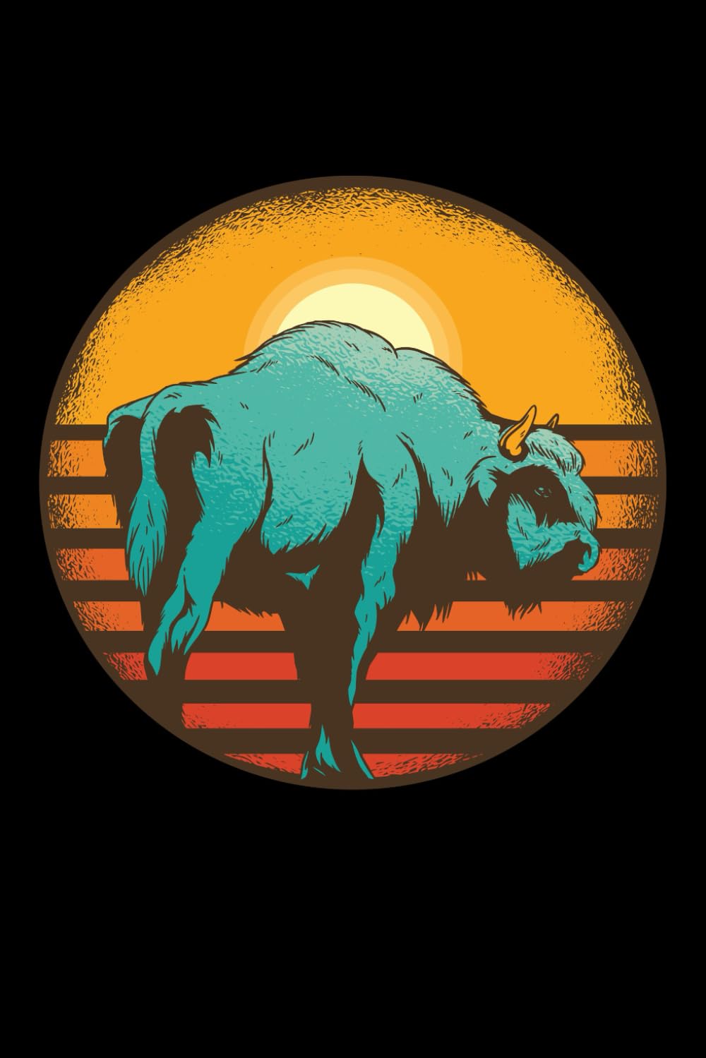 

Bison Notebook: Bison Notebook, Dot-Graph Journal or Notebook (6x9 Inches) with 120 Pages