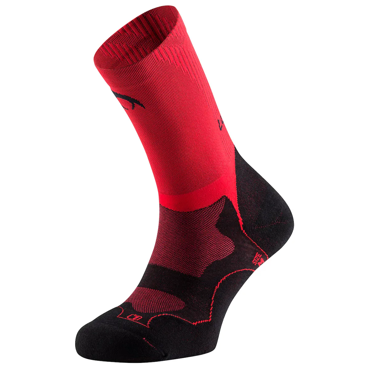 

Носки для бега по пересеченной местности Unisex Gravity Lurbel, красный
