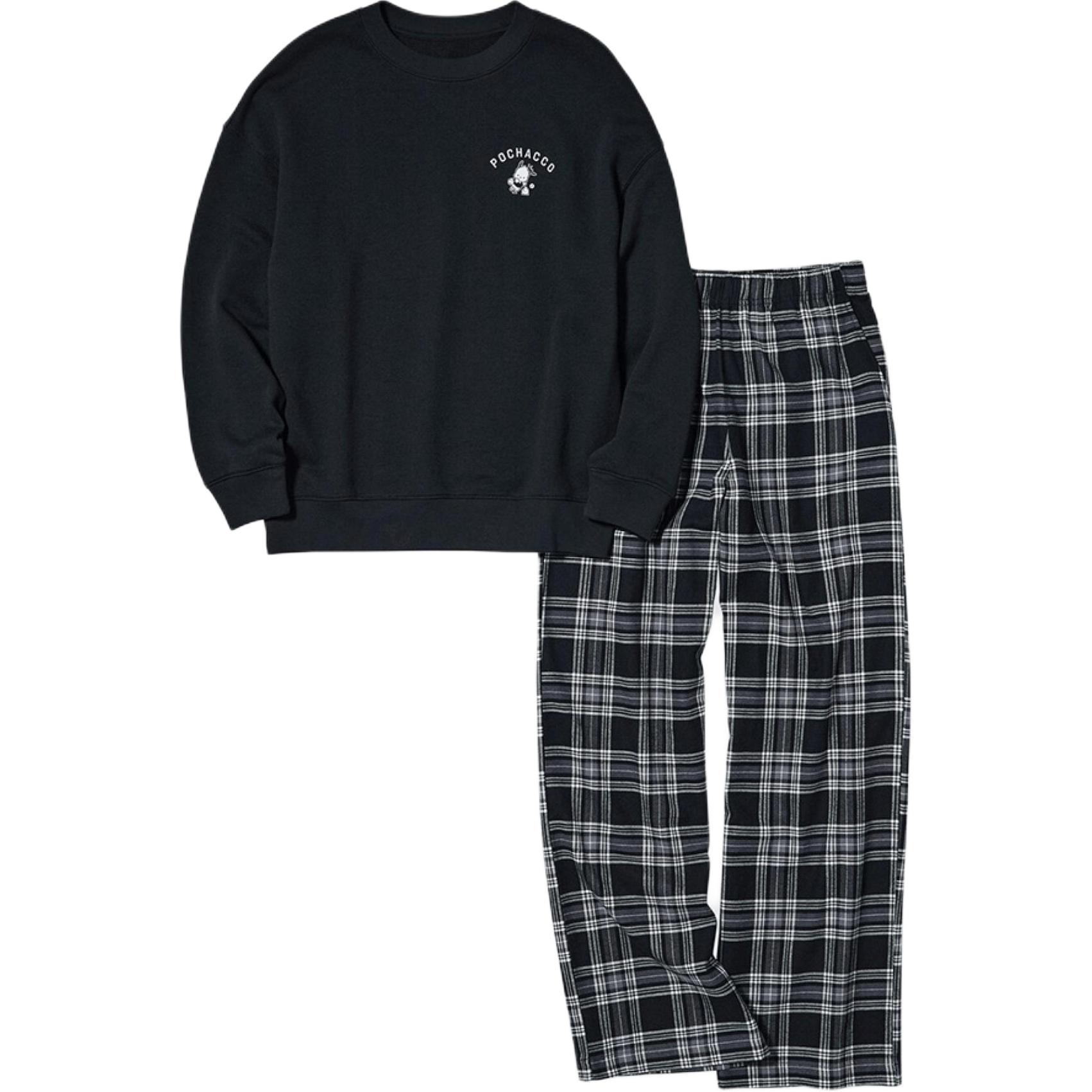 

Пижамный комплект Sanrio для женщин UNIQLO, черный