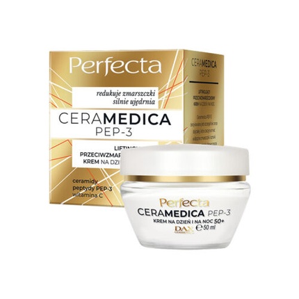 

Крем Ceramedica Pep-3 Liftin против морщин для дня и ночи 50+ 50 мл Perfecta