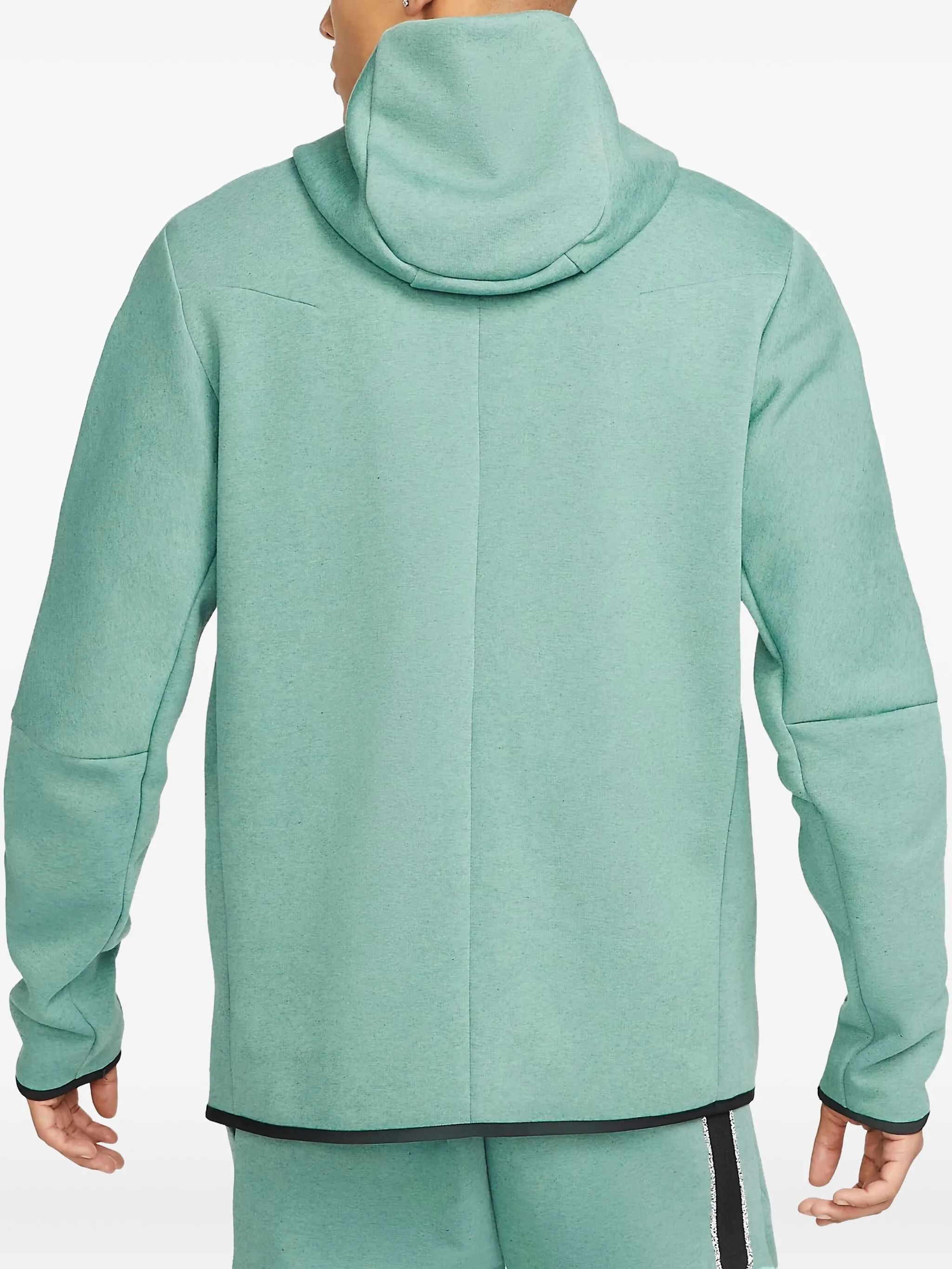 Худи Tech Fleece на молнии Nike, зеленый — фото 2