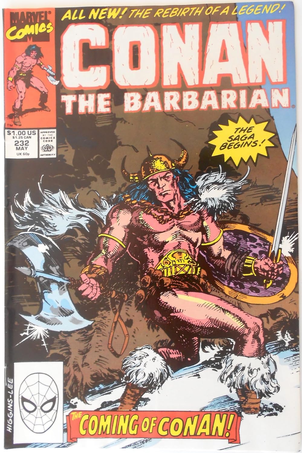 

Conan The Barbarian - # 232 May 1990 (Marvel Comics)