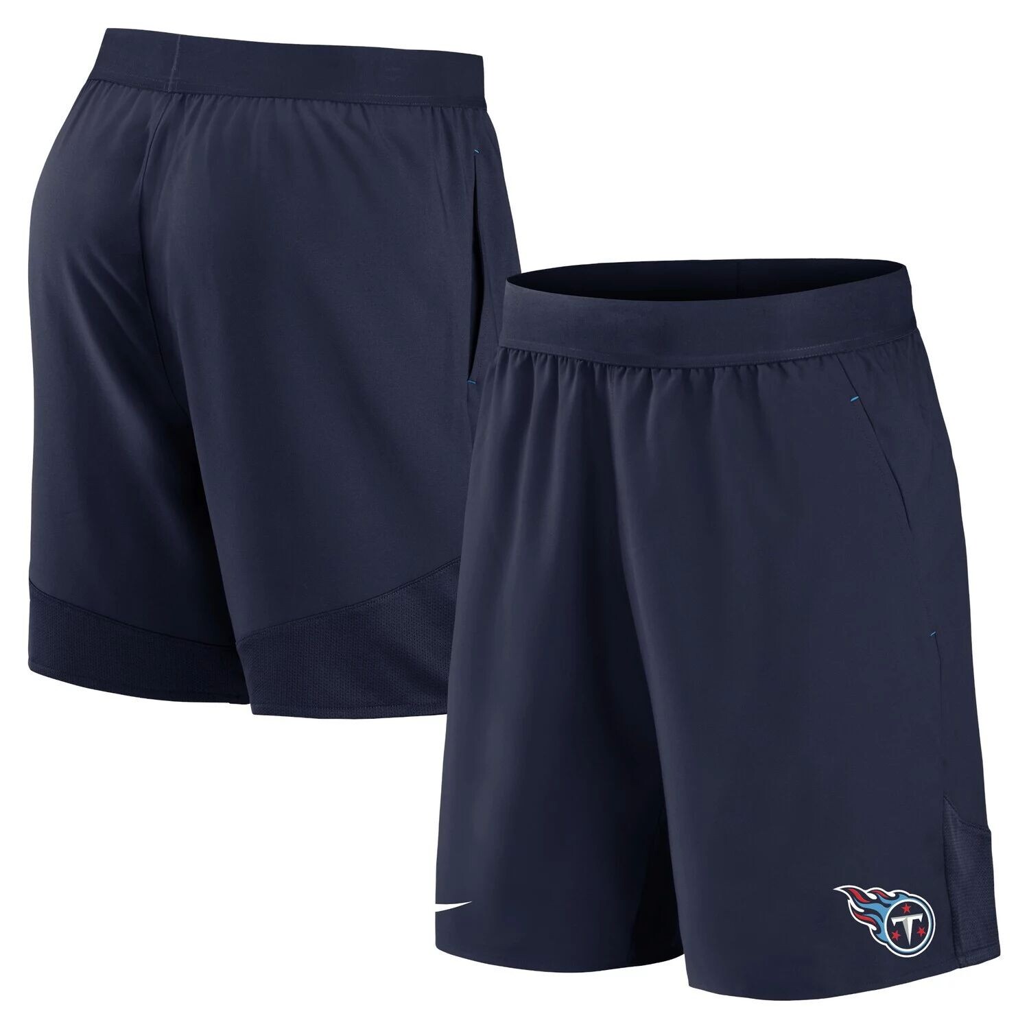 

Мужские темно-синие шорты из эластичной ткани Tennessee Titans Nike