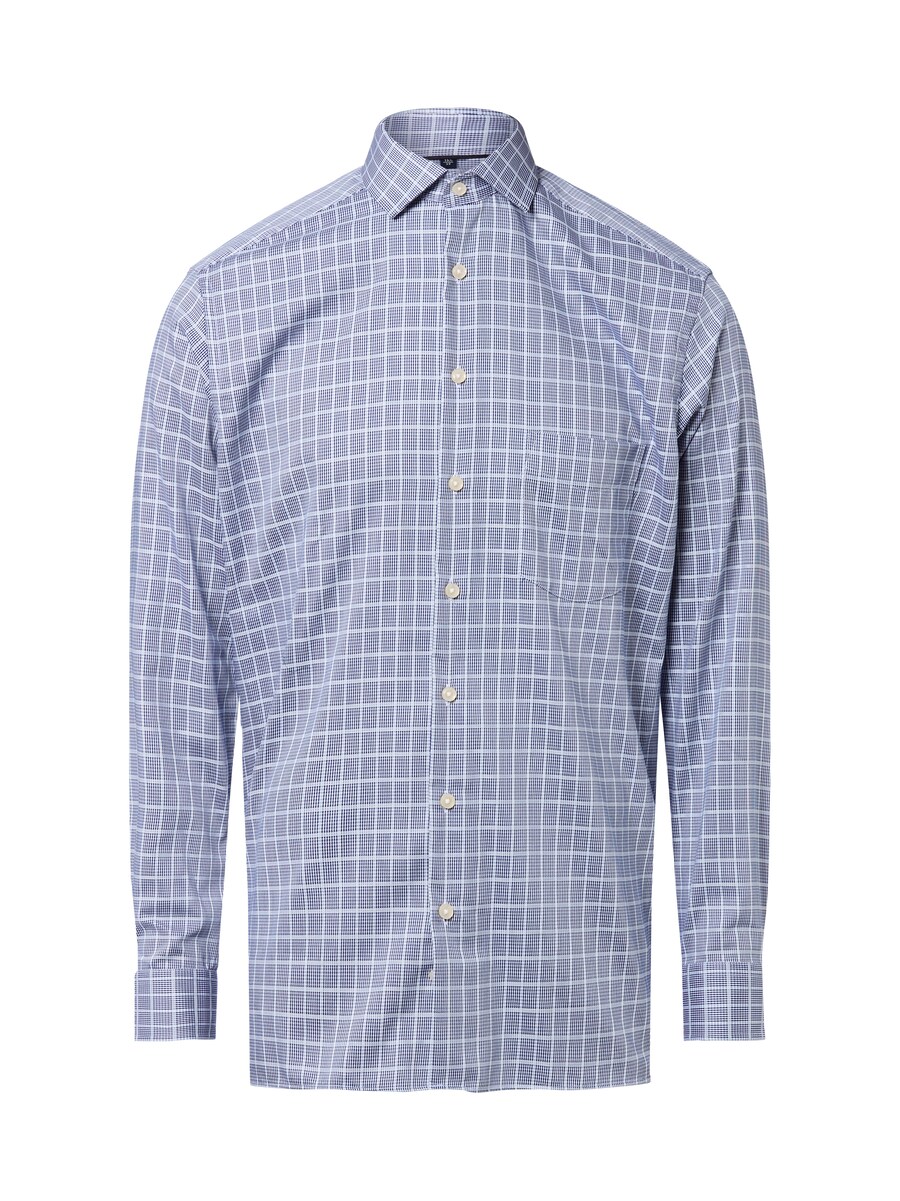 

Рубашка на пуговицах классического кроя Andrew James, Navy/Light blue