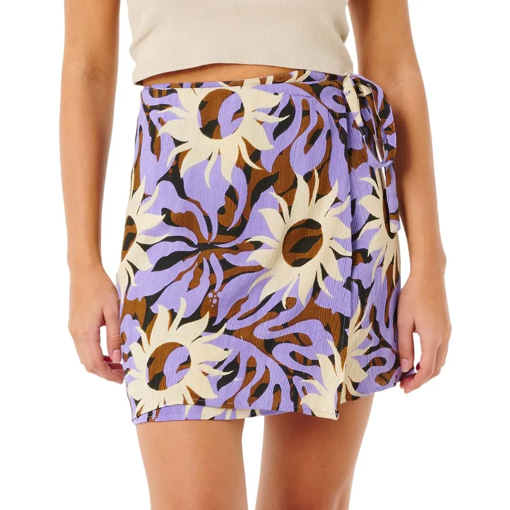 

Юбка Rip Curl Sun Drenched Wrap short skirt, фиолетовый