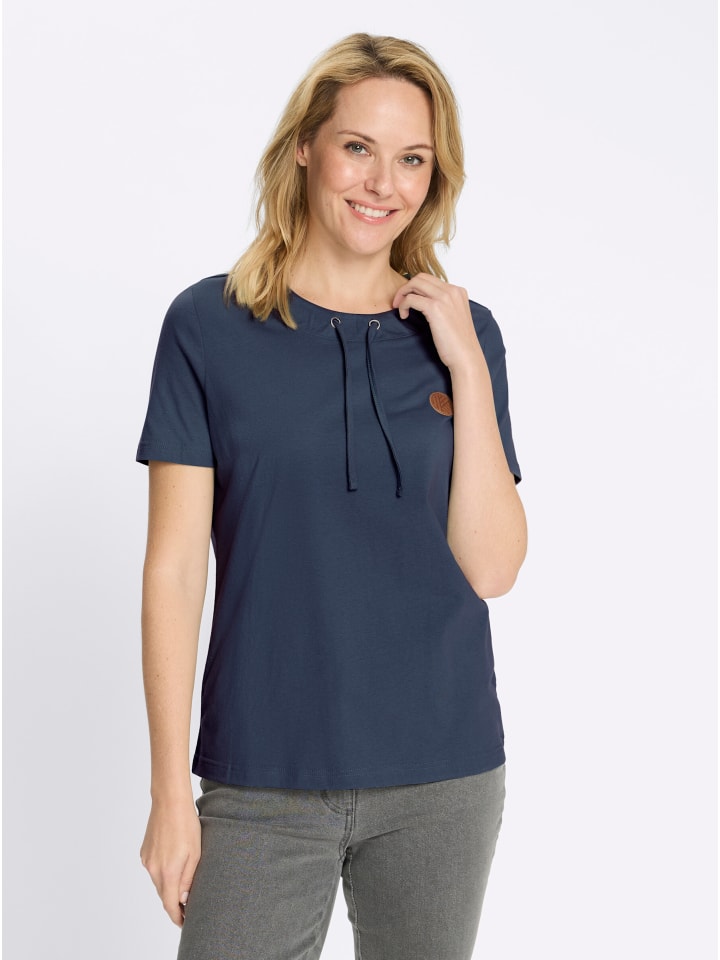 

Рубашка с короткими рукавами темно-синего цвета Sieh an!