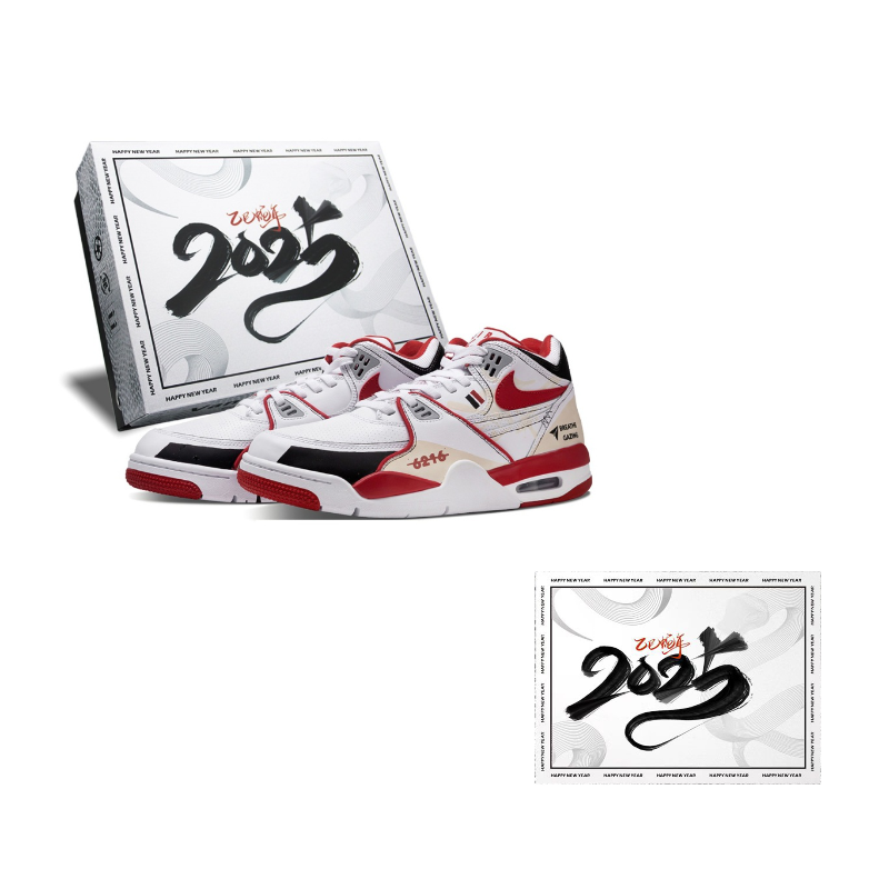 

Nike Air Flight 89 Vintage баскетбольные кроссовки мужские мид-топ красный белый