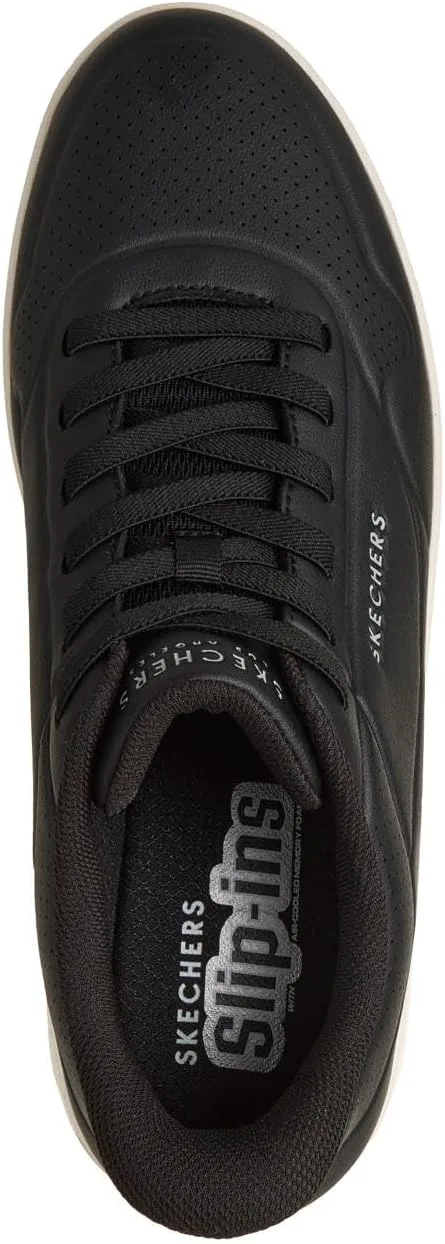 Мужские кроссовки Skechers Uno Ctl - удобные слипоны без застежек, черный — фото 3