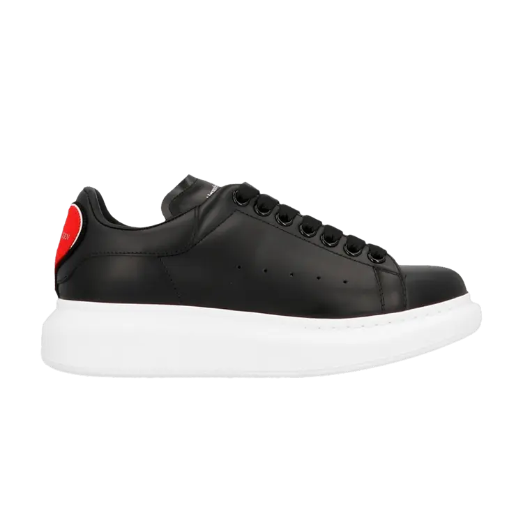 Кроссовки Alexander McQueen Alexander McQueen Wmns Oversized Sneaker 'Heart - Black Red', черный