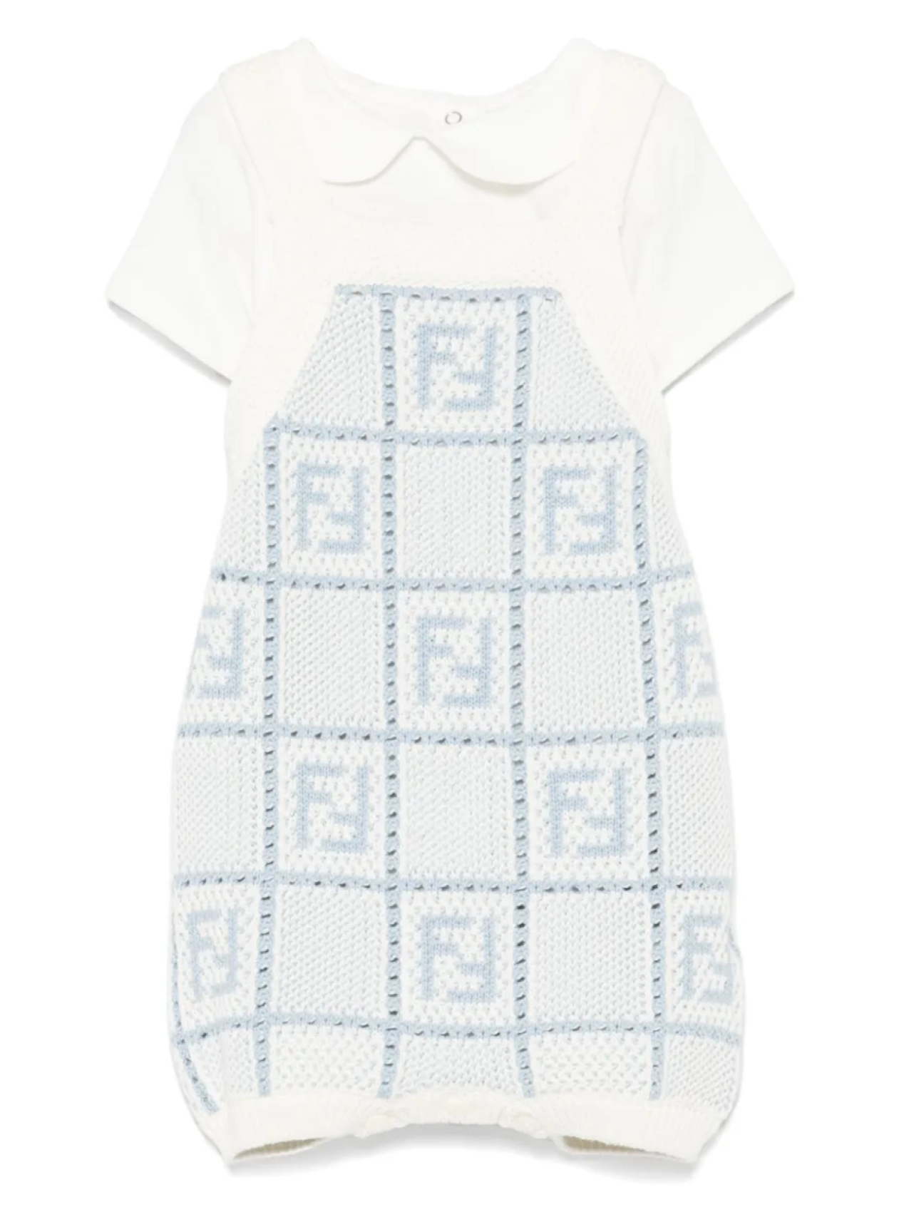

Комплект шорт с мотивом FF Fendi Kids, синий