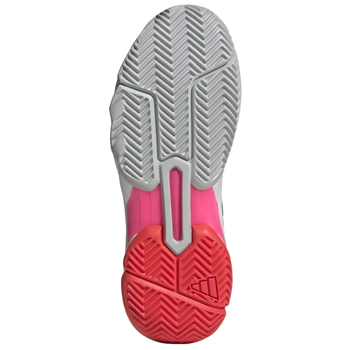Женские теннисные кроссовки COURTJAM CONTROL Adidas, серый/розовый — фото 2