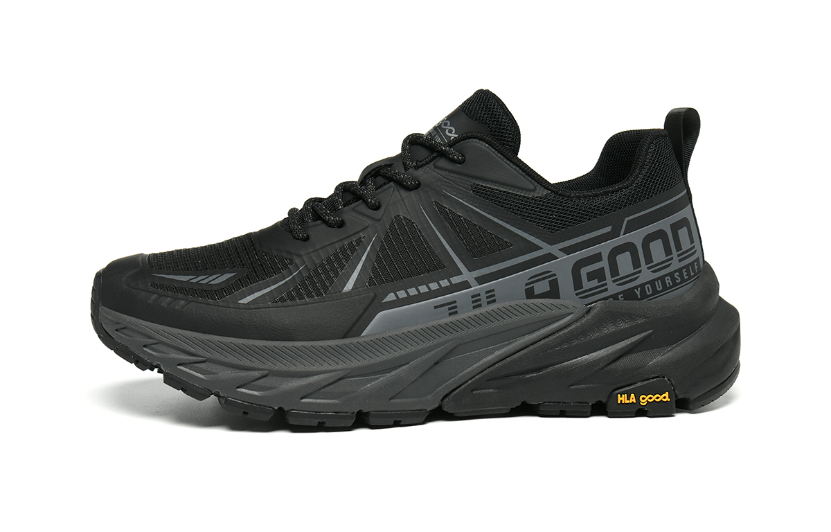 

Нескользящие низкие повседневные туфли для мужчин HLA, Black