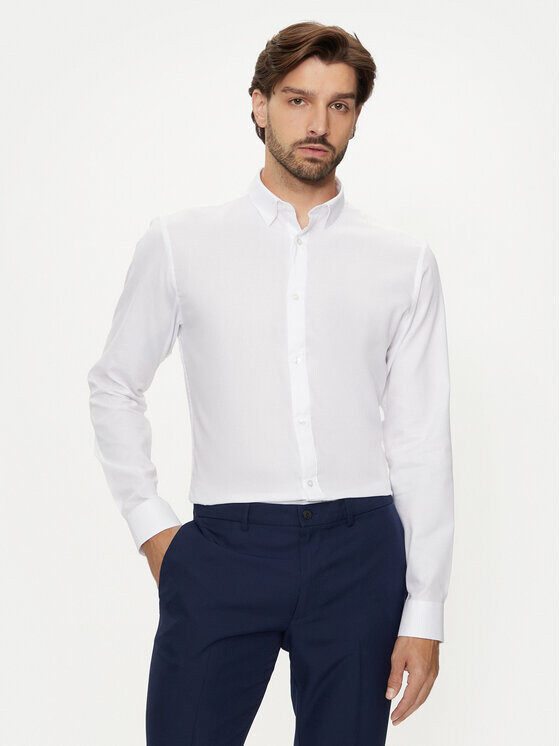 

Рубашка узкого кроя Jack&Jones, белый