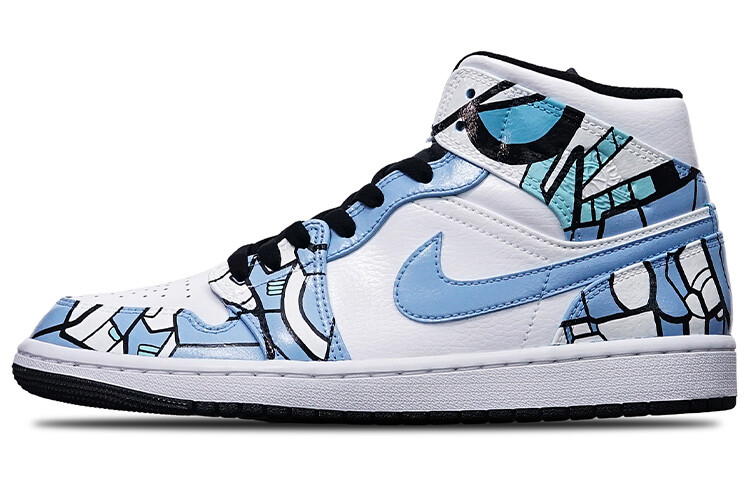 

Кроссовки Air Jordan 1 Vintage Basketball Shoes Men High-Top University Blue