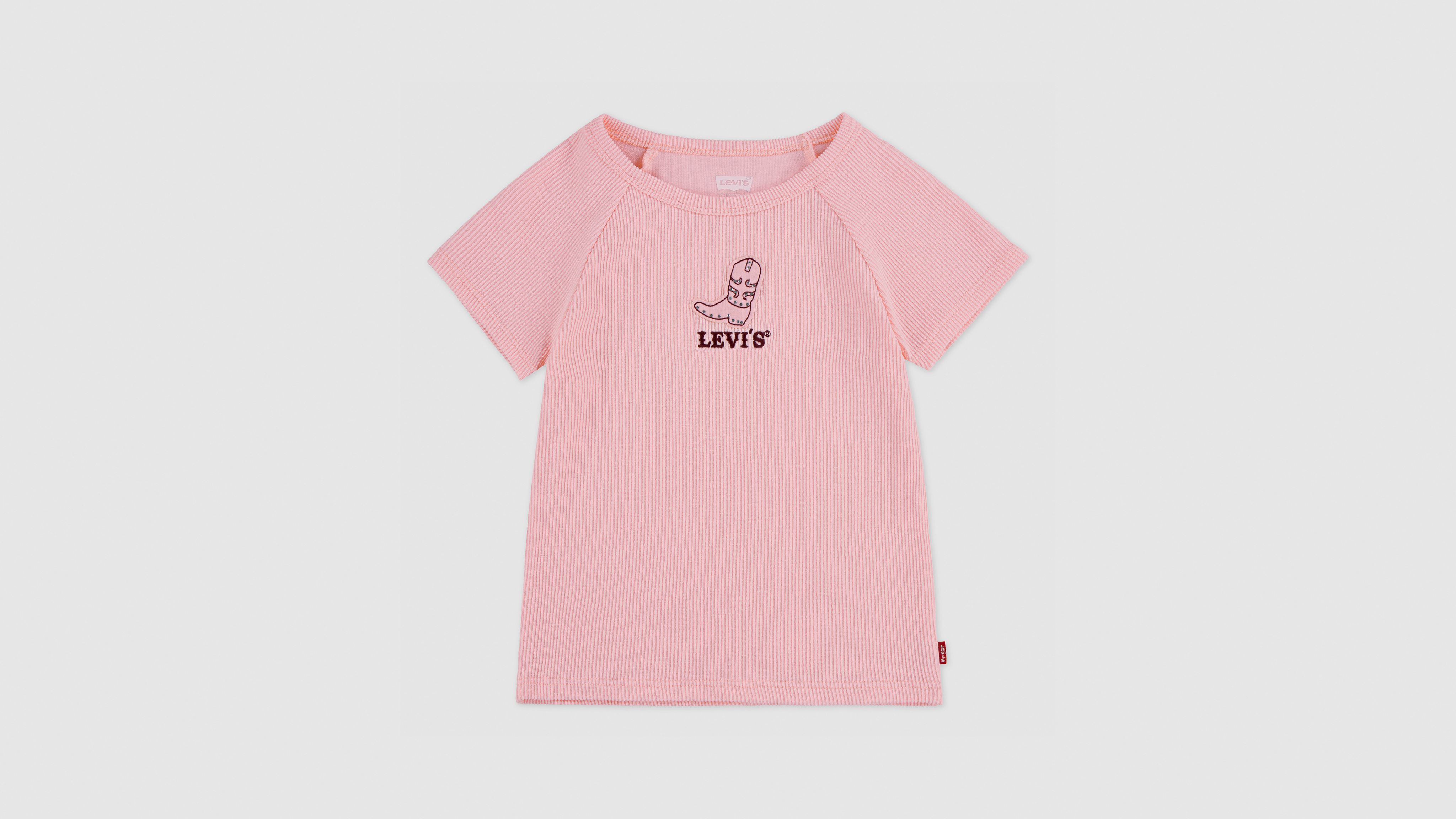 

Топ реглан Color Block для маленьких девочек 4-6x Levi's, Crystal Rose - Pink