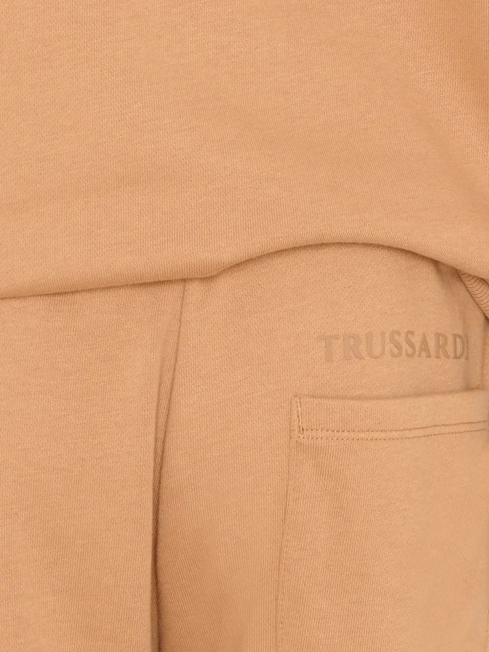 Спортивный костюм с логотипом TRUSSARDI JUNIOR, бежевый — фото 3