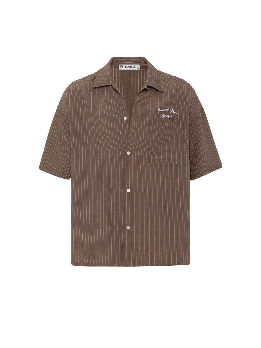 

Рубашка на пуговицах Comfort fit Dandalo, коричневый