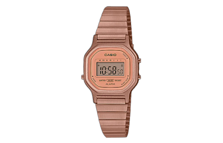 

CASIO Часы Women's VINTAGE Series Orange Watch LA-11WR-5A, Pink Watch Dial