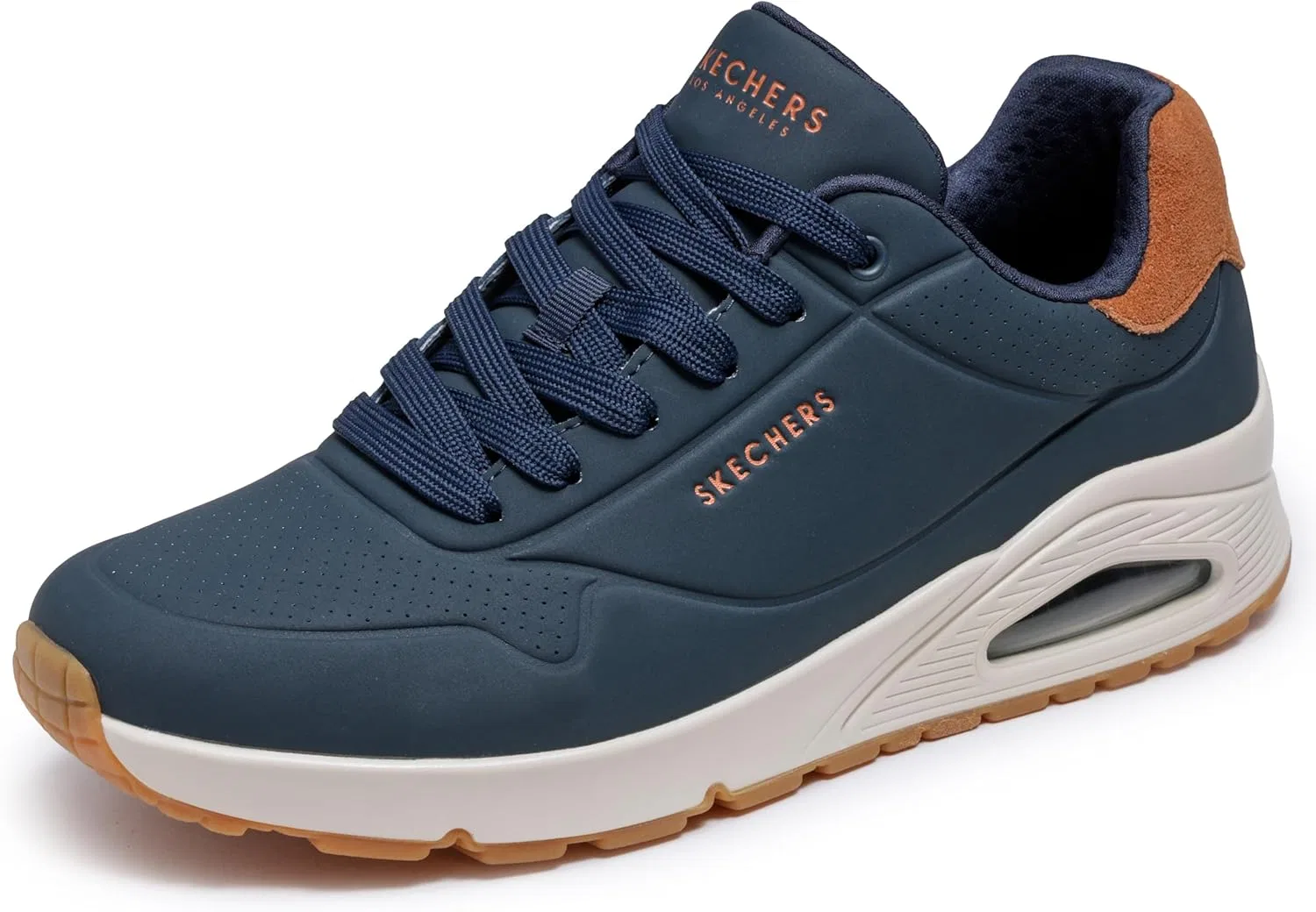 Мужские кроссовки Skechers UNO-Suited On Air, темно-синие, размер 40 EU