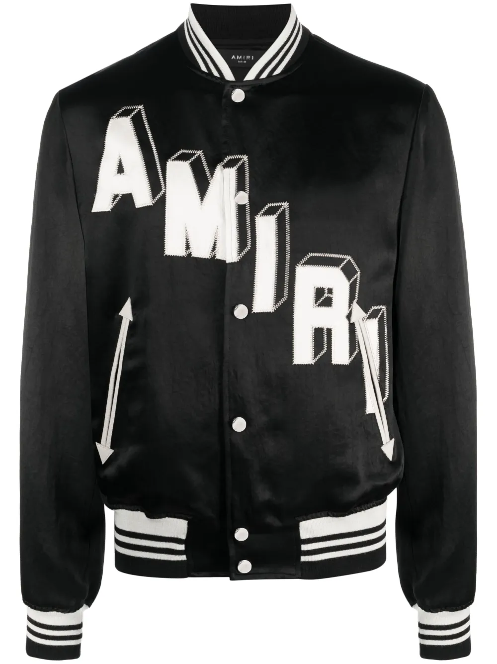 

Бомбер с вышитым логотипом AMIRI, черный