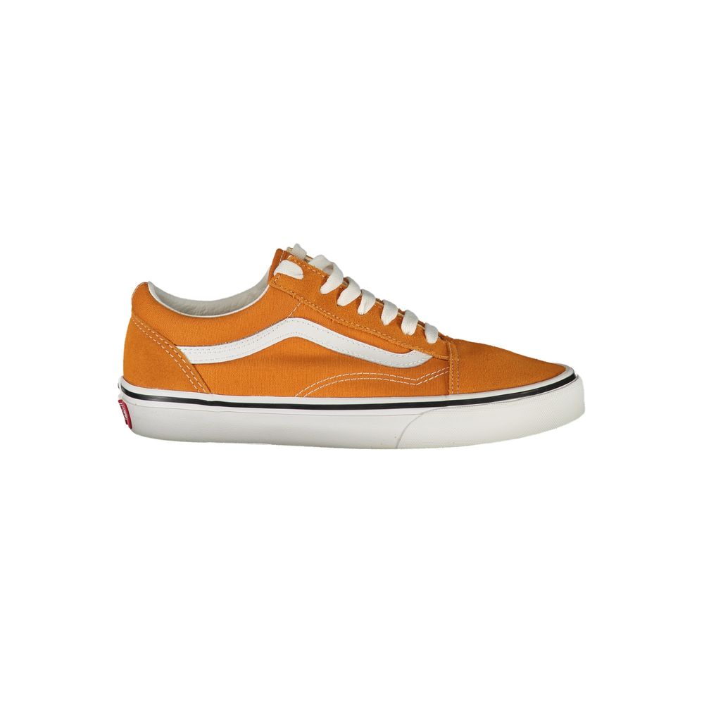 Оранжевые кроссовки из полиэстера Vans, оранжевый