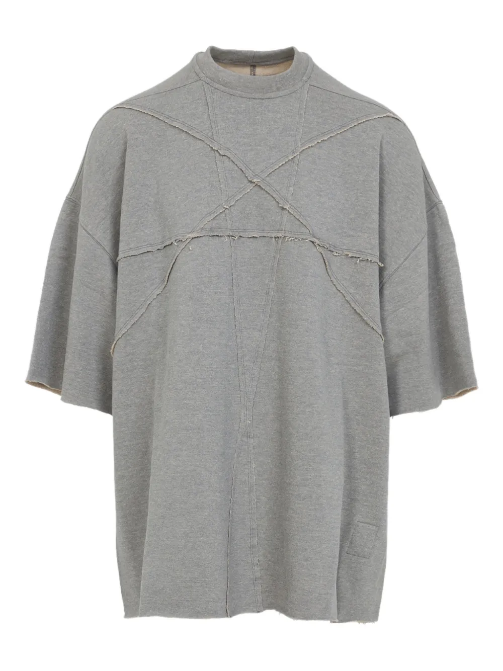 

Футболка с бахромой Rick Owens DRKSHDW, серый