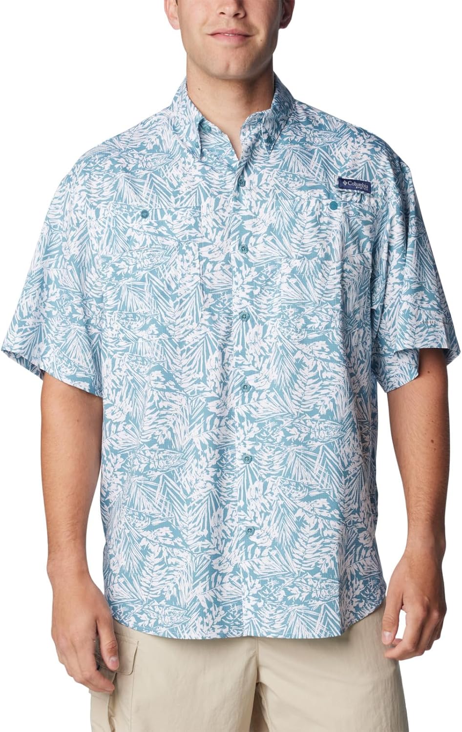 

Мужская рубашка Columbia Super Tamiami с длинным рукавом, Canyon Blue/Tunado Tonal