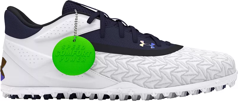 

Мужские бейсбольные бутсы Under Armour Yard 3.0 Turf, белый/темно-синий