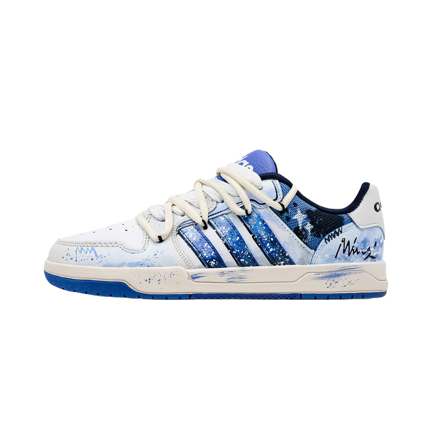 

Adidas Neo Кроссовки для скейтбординга Unisex Entrap Nebula Love Confession, устойчивые к истиранию, низкие, сине-белые