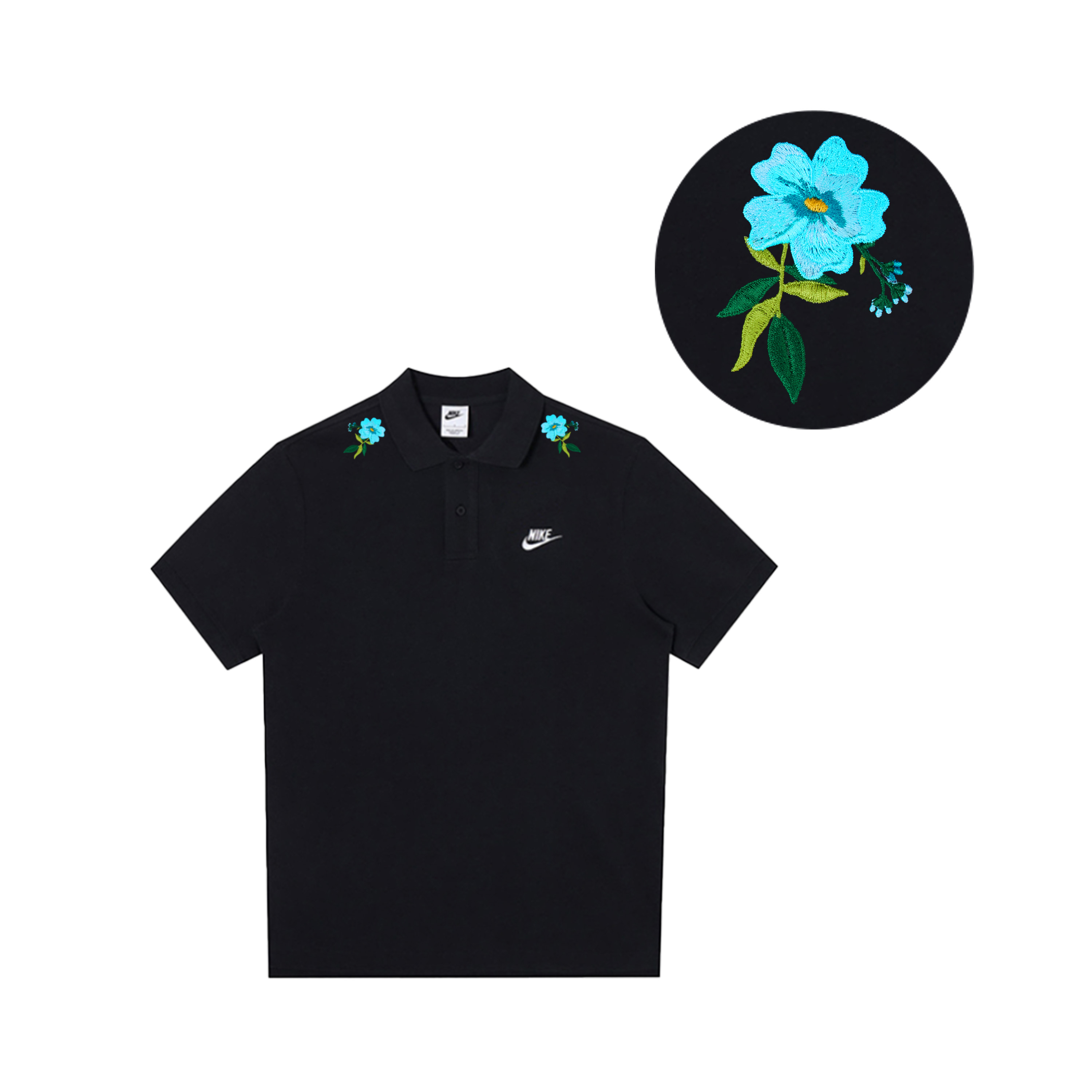 

Nike Спортивная поло мужская black, Черный, Nike Спортивная поло мужская black