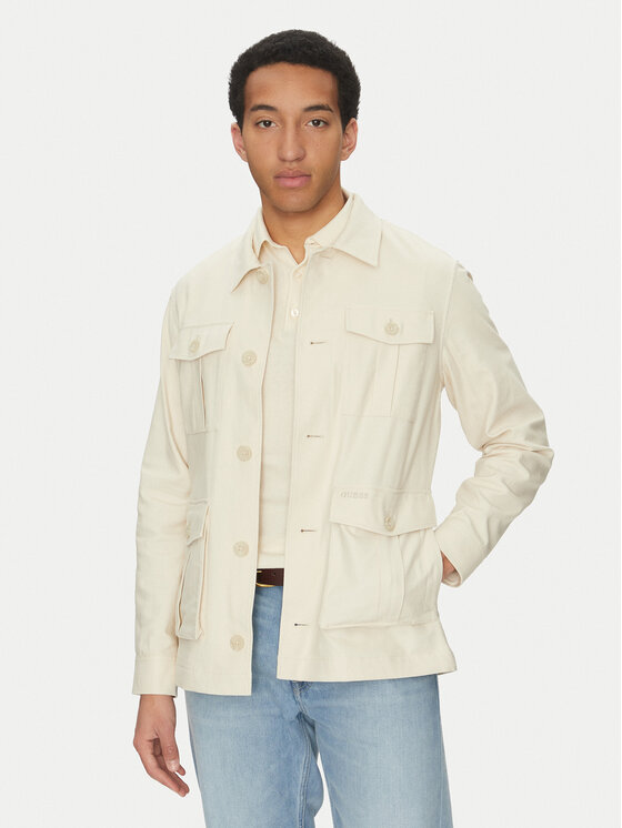 

Переходная куртка стандартного кроя M5GL31 WH791 Guess, бежевый