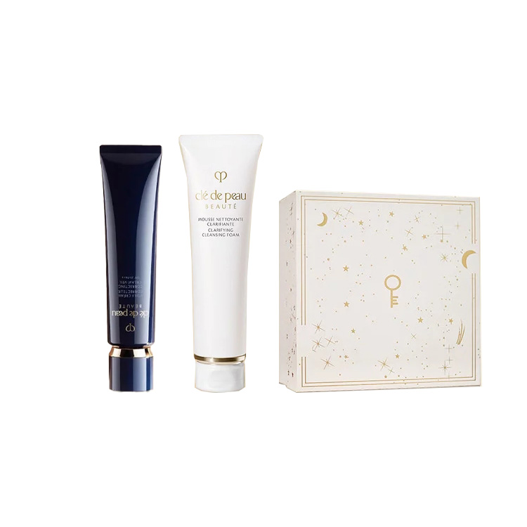 

Набор очищающего праймера long tube celebrity, увлажняющий, освежающий, очищающий, 2 шт Clé De Peau Beauté, 37ml Primer+125ml Moisturizing Cleanser (белый Box)