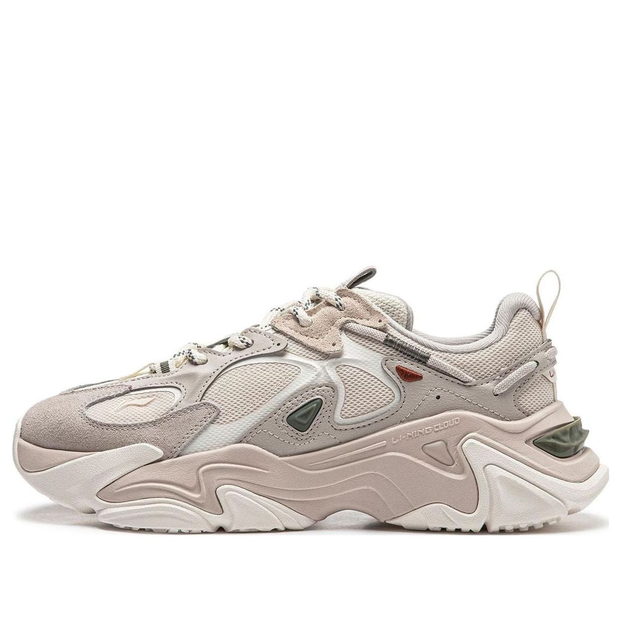 Кроссовки (WMNS) Li-Ning Counterflow Qianxingce 2 'Grey Beige'