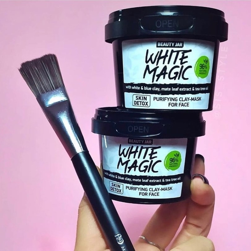 Белая магическая очищающая маска для лица с увлажняющим эффектом Beauty Jar, 120 мл — фото 2