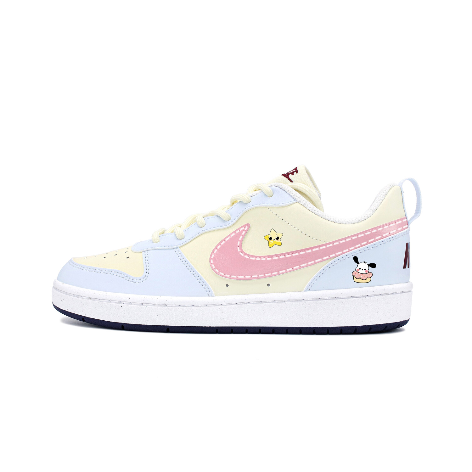

Обувь для скейтбординга Court Borough для детей, начальная школа Nike, цвет Blue/Yellow