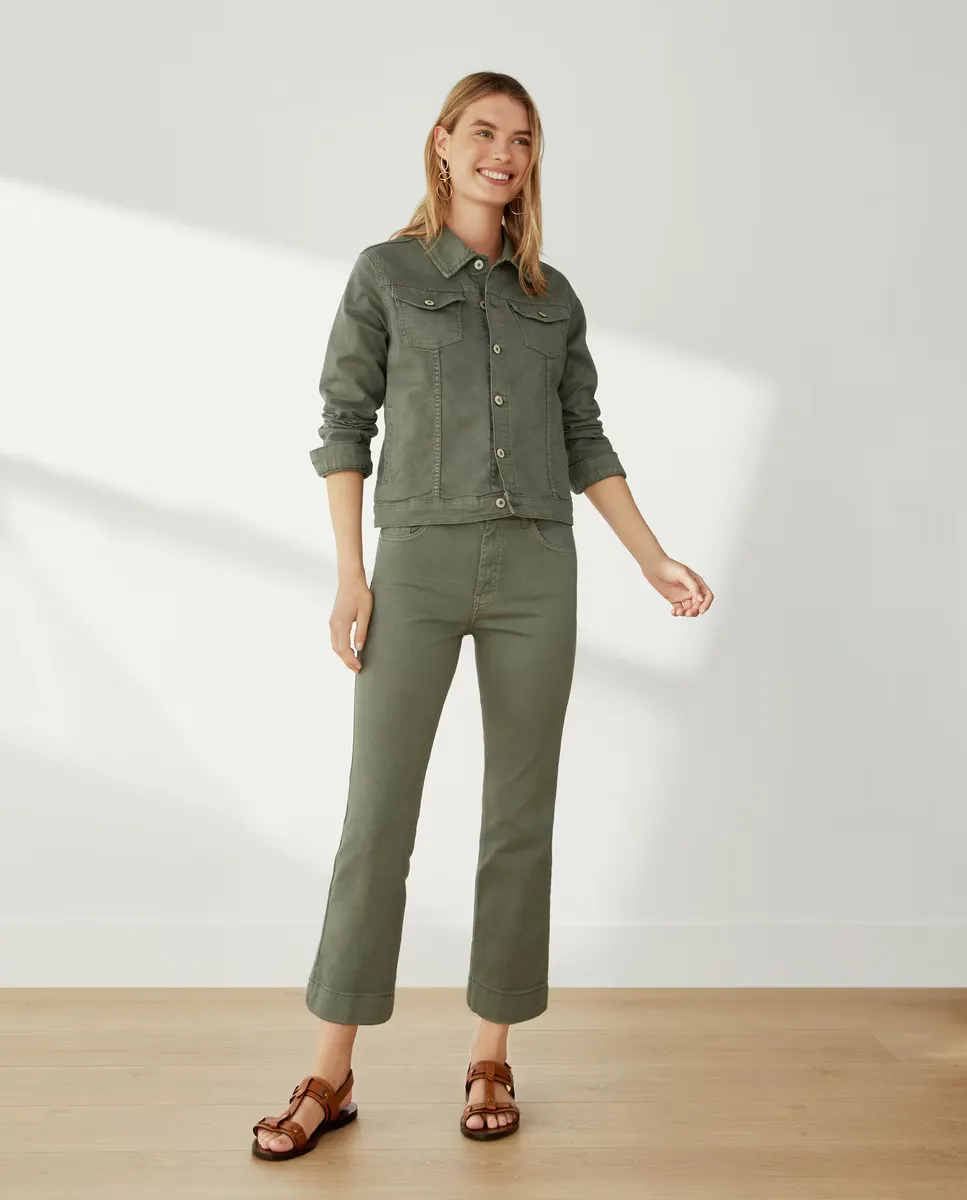 

5B Укороченный цвет Flaire Southern Cotton, цвет 520 Kaki
