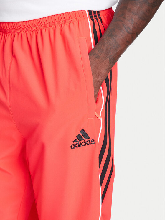 Свободные спортивные штаны Teamgeist adicolor JW5871 Adidas, красный — фото 4