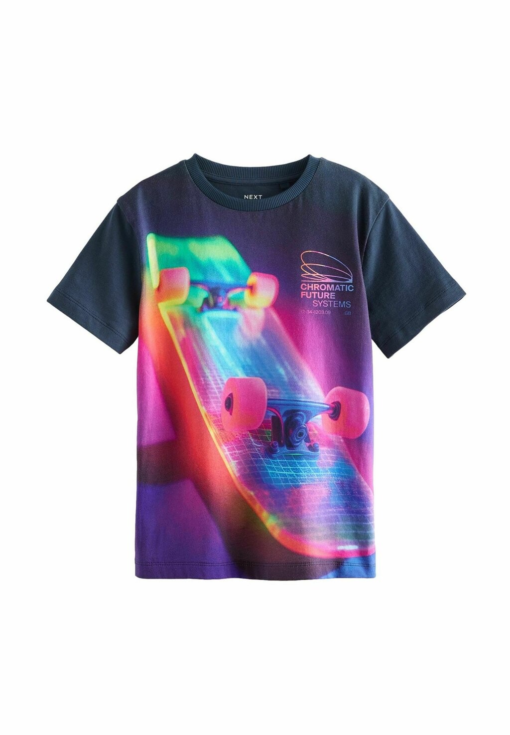 

Футболка с принтом SHORT SLEEVE STANDARD Next, цвет navy skateboard