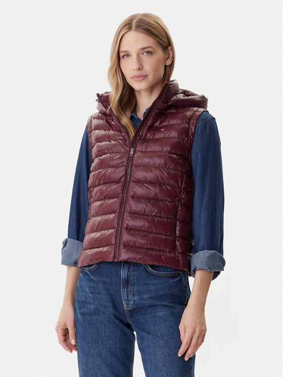 

Утепленный жилет slim fit WW0WW47352 Tommy Hilfiger, красный