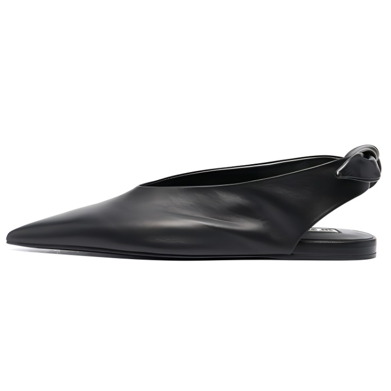 JIL SANDER Повседневные однобортные туфли женские черные
