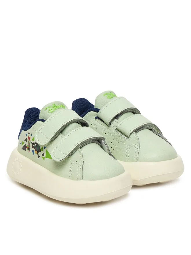 Adidas Кроссовки Disney Advantage JQ4376 зеленого цвета — фото 2