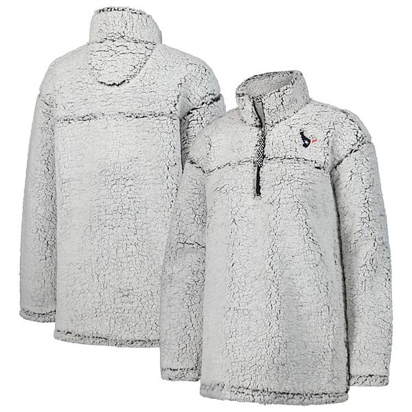 

Женская серая куртка sherpa quarter-zip houston texans G-Iii 4Her By Carl Banks